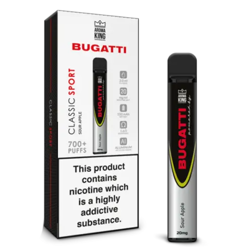 Bugatti Vape CLASSIC SPORT 700 – Sour Apple